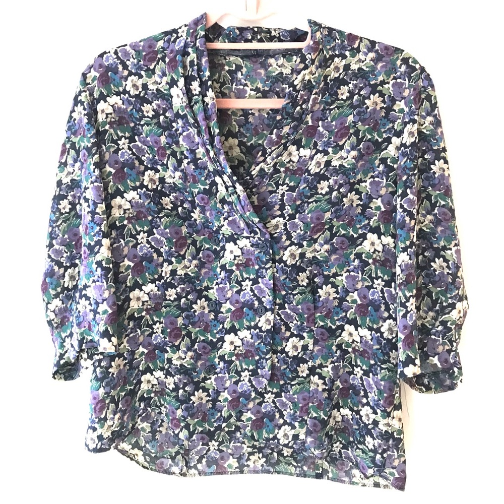 Vintage floral top